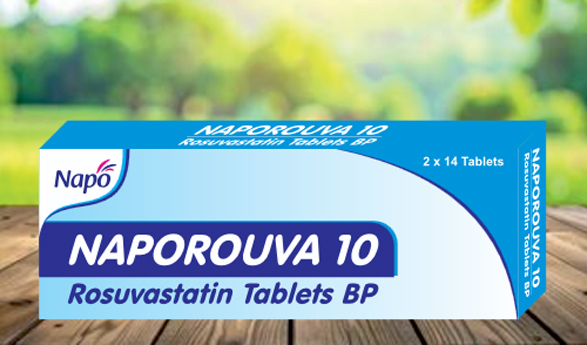 Naporouva 10 tablet is a medicine used to treat certain health conditions depending on its active ingredient.